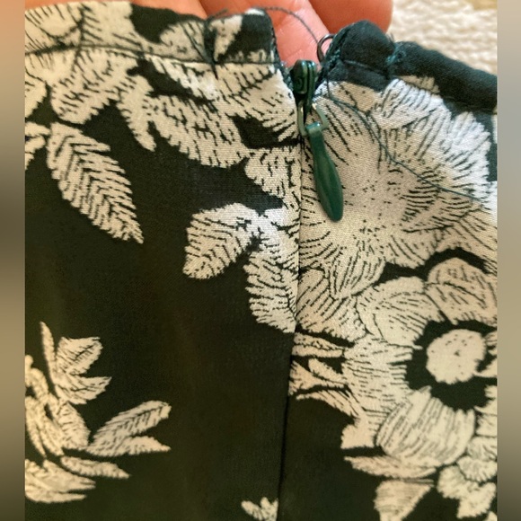LULUS GREEN FLORAL MINI DRESS - Picture 13 of 14